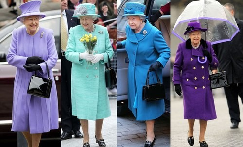 Hiện tại, nữ hoàng Anh khá ổn định phong cách ăn mặc. Bà thường xuyên diện những bộ trang phục đồng màu, dù mỗi lần xuất hiện là một màu khác nhau. Những chiếc mũ cũng là vật bất ly thân của nữ hoàng.