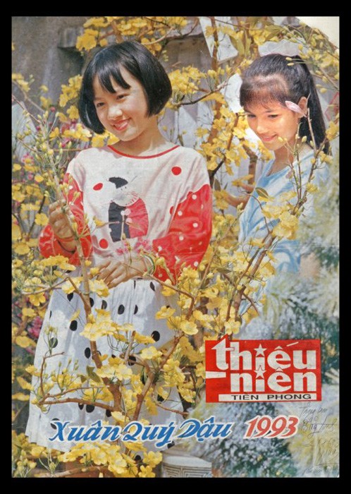 13 tuổi, cô bé Hoài Anh được lên ảnh trang bìa của báo Thiếu niên tiền phong