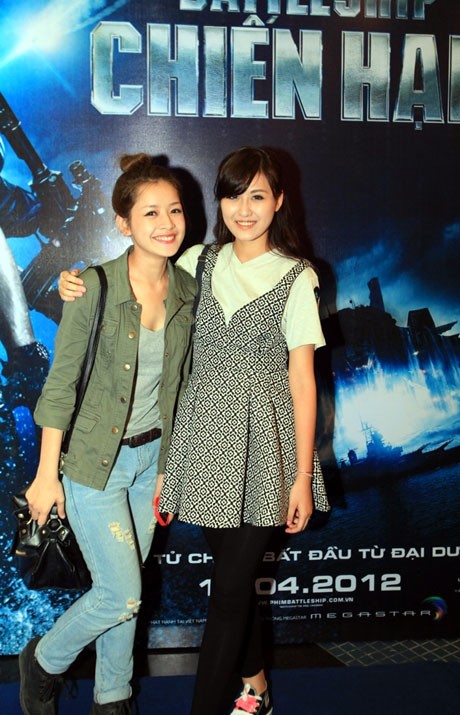 Hot girl Chi Pu và Hà Lade.