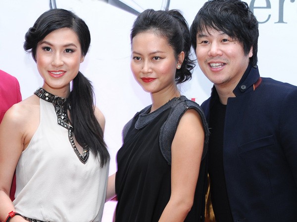 Từ trái qua: Diễn viên Kathy Uyên, diễn viên Đỗ Hải Yến và ca sĩ Thanh Bùi.