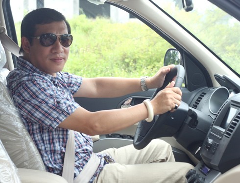 Quang Thắng có 2 xe biển Hà Nội nhưng không chính chủ.