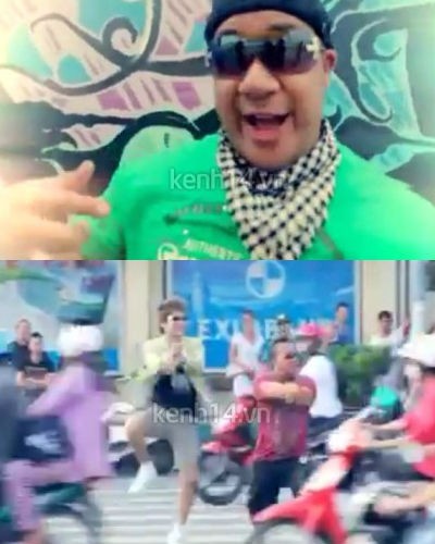 Hiếu Hiền cũng cuồng Gangnam Style không kém ai.
