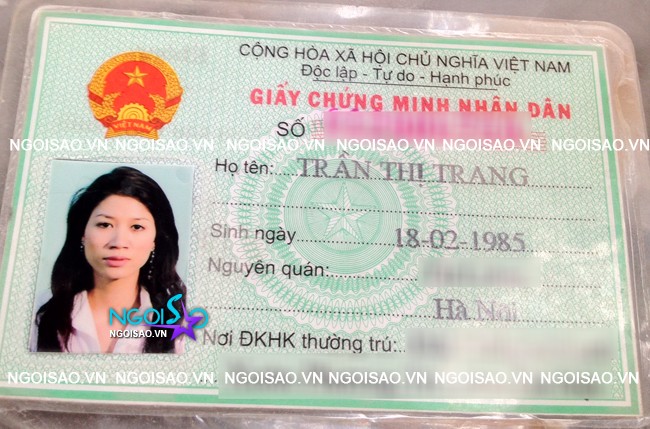 Người mẫu Trang Trần.