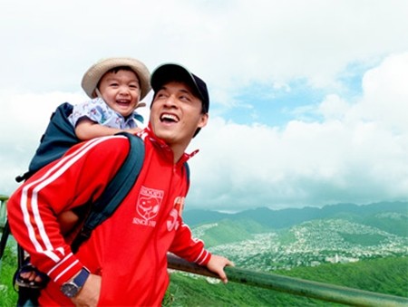 Lam Trường thường cùng con trai đi du lịch khi có thời gian rảnh