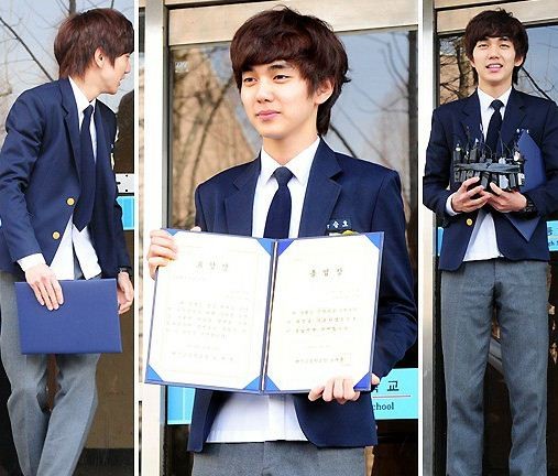 Nam diễn viên trẻ Yoo Seung Ho trong ngày chia tay mái trường