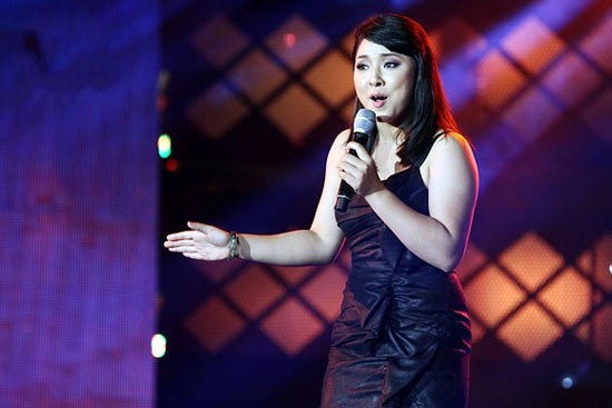 Chính sự mũm mìm, tròn trĩnh của Bảo Trâm khiến cô trở thành "điểm nhấn" trong chương trình Vietnam Idol.