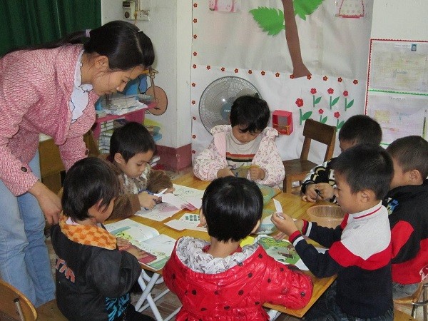 Trường Mầm non thị trấn Anh Sơn được công nhận đạt chuẩn mức độ 1 năm học 2009-2010 nhưng vẫn còn nợ tiêu chuẩn 4