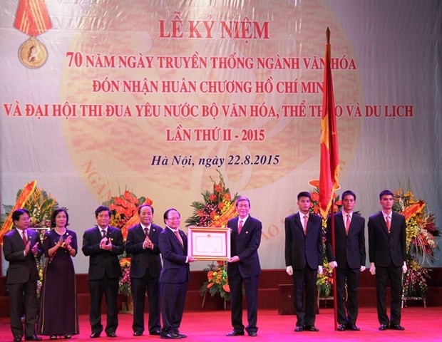 70 năm Ngành văn hóa được trao tặng Huân chương Hồ Chí Minh lần 2  ảnh 5