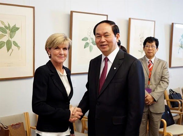 Bộ trưởng Trần Đại Quang hội đàm với nhiều Bộ trưởng của Australia ảnh 2