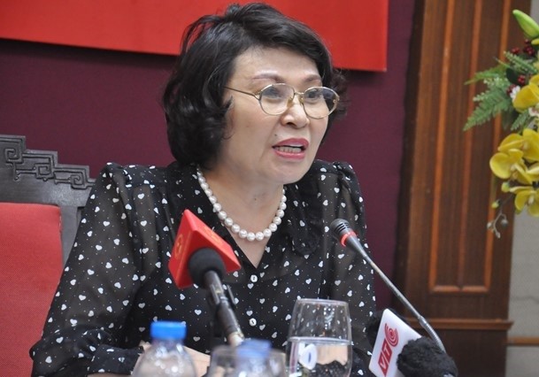 Theo bà Nguyễn Thị Minh - Thứ trưởng Bộ Tài chính, BHYT là nhu cầu an sinh thiết yếu, sau chuyện cơm ăn nước uống ( Ảnh: Thùy Linh)