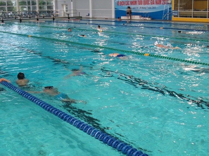 Cung thể thao dưới nước vận hành bể bơi nước nóng lớn nhất Việt Nam ảnh 1
