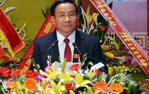Ông Lê Đình Sơn được bầu giữ chức Bí thư Tỉnh ủy Hà Tĩnh nhiệm kì 2015-2020 (Ảnh Báo Hà Tĩnh)