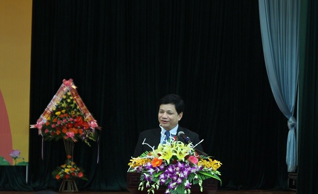 PGS. Tiến Sĩ Lê Danh Tuyên, Viện trưởng Viện Dinh dưỡng Quốc gia phát biểu về tầm quan trọng của dinh dưỡng lâm sàng trong công tác điều trị cho bệnh nhân.