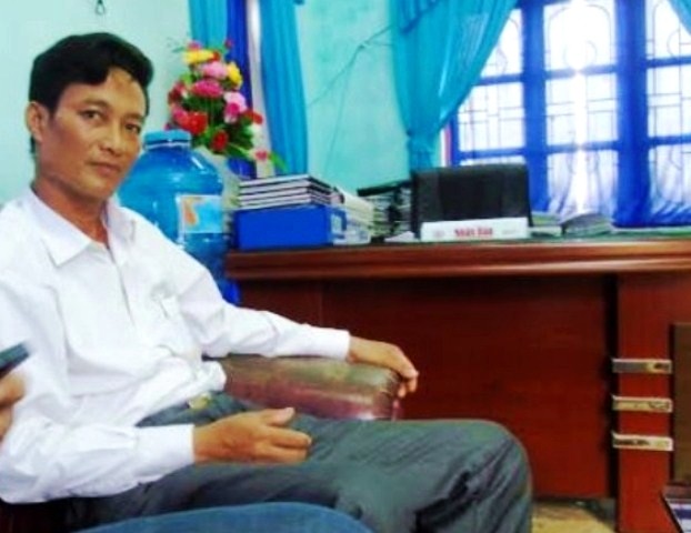 Ông Nguyễn Minh Tuấn – Bí thư Đảng uỷ, Chủ tịch HĐND xã Quảng Châu, huyện Quảng Trạch, Quảng Bình vừa bị cách chức vì có nhiều sai phạm (Ảnh: HP)