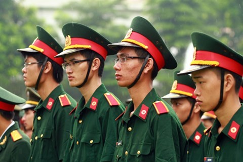 Bộ Quốc phòng công bố chỉ tiêu tuyển sinh các trường Quân đội năm 2016 (Ảnh: congan.com.vn)