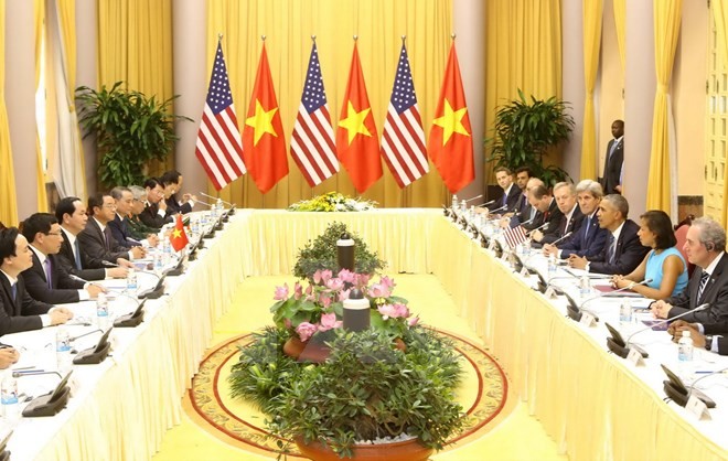 Nội dung hội đàm giữa Chủ tịch nước Trần Đại Quang và Tổng thống Barack Obama ảnh 1