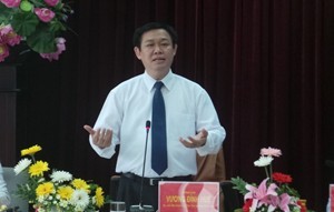 Phó Thủ tướng Vương Đình Huệ đưa ra thông điệp về kiểm soát lạm phát của Chính phủ.