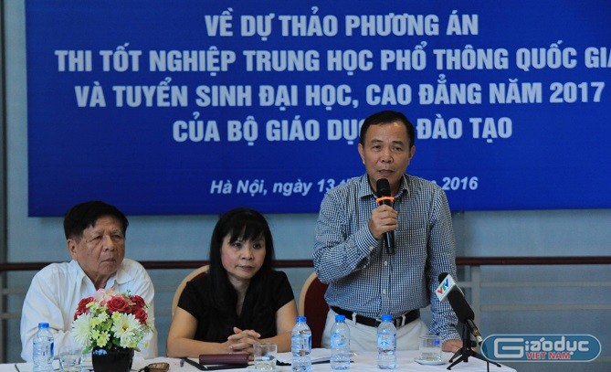 Phó giáo sư Nguyễn Phương Nga giải đáp về Dự thảo thi quốc gia 2017 ảnh 1