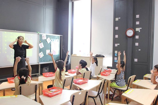 Sẽ thí điểm dạy tiếng Nhật tại các trường Tiểu học tại Hà Nội và TP.HCM. Ảnh: jasa.edu.vn.