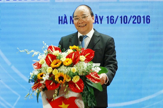 Thủ tướng Chính phủ nước Nguyễn Xuân Phúc phát biểu tại chương trình