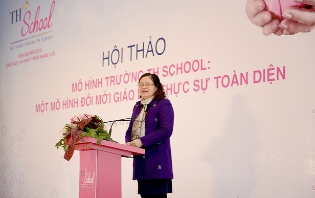 Vấn đề dinh dưỡng học đường tại TH School được nêu ra dưới góc nhìn của PGS.Nguyễn Thị Lâm