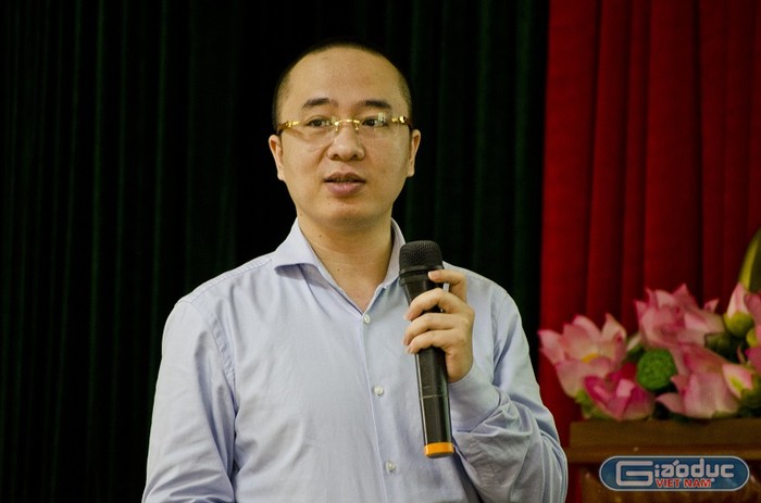 Ông Nguyễn Phan Huy Khôi – Giám đốc đối ngoại Tập đoàn Tân Hiệp Phát phát biểu tại hội thảo. Ảnh: Hoàng Lực.
