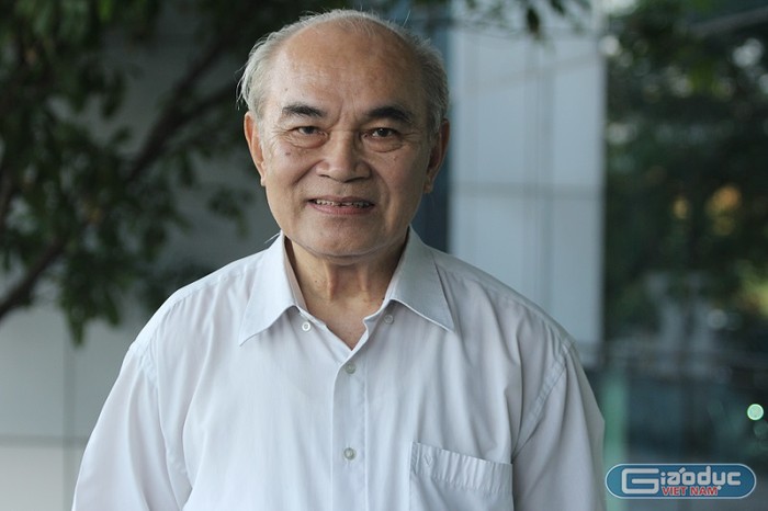 Giáo sư Lâm Quang Thiệp (Ảnh: Thùy Linh)