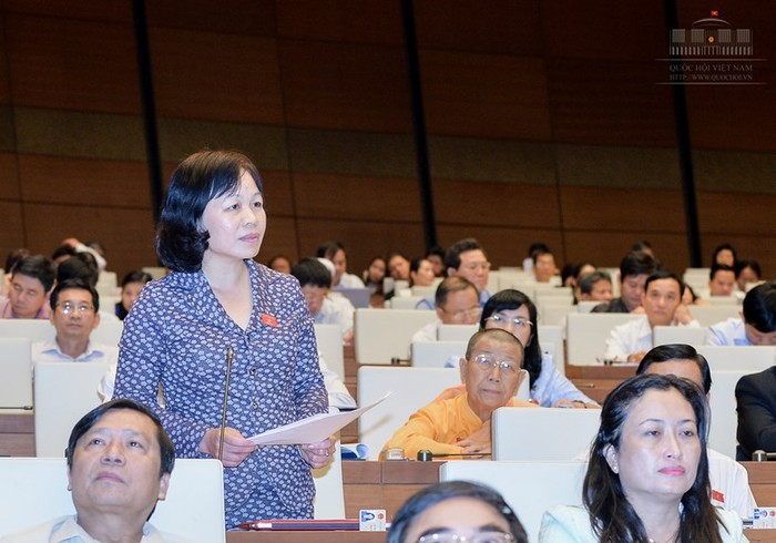 Theo Đại biểu Quốc hội Nguyễn Thị Mai Hoa: &quot;Muốn thành công, chương trình mới cần tiệm cận với cách mạng 4.0&quot; (Ảnh: quochoi.vn)