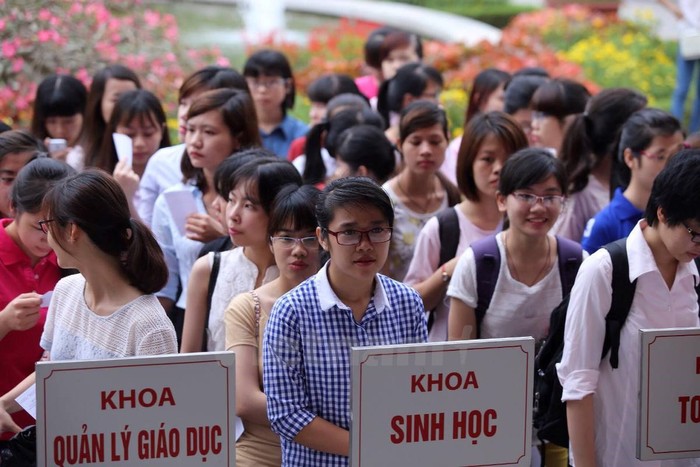Theo số liệu thống kê, Việt Nam đầu tư 20% ngân sách nhà nước cho giáo dục. (Ảnh minh họa: Vietnam+)