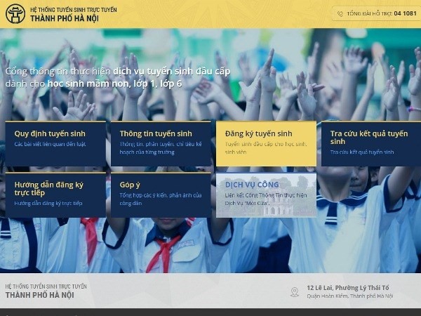 Mấy năm nay trường Lương Thế Vinh không lựa hình hình thức tuyển sinh trực tuyến mà vẫn áp dụng tuyển sinh trực tiếp thông qua việc phát hành hồ sơ (Ảnh minh họa, nguồn: Vietnamplus)