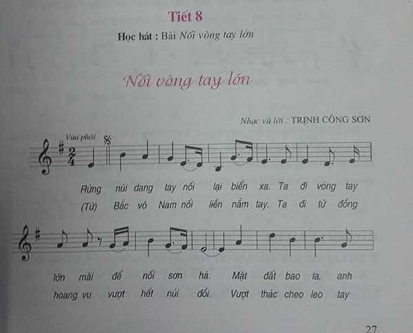Môn Âm nhạc lần đầu tiên được đưa vào chương trình bậc trung học phổ thông (Ảnh minh họa: Báo Vietnamnet)