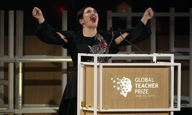 Cô giáo người Anh trở thành “giáo viên giỏi nhất thế giới” năm 2018 (Ảnh: The Guardian)