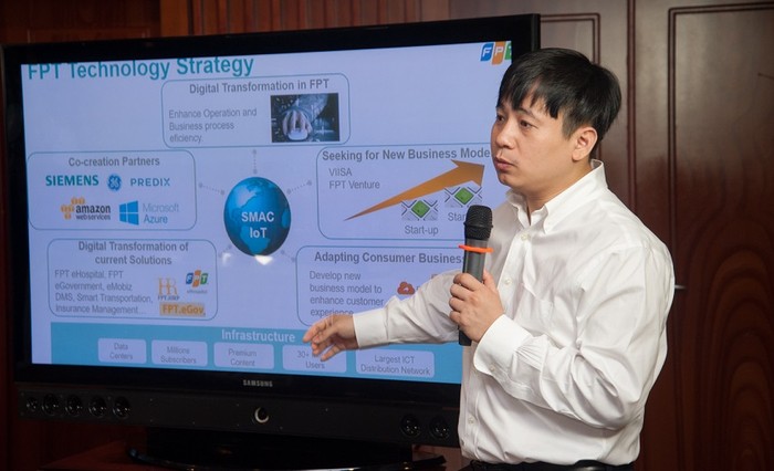 Ông Lê Hồng Việt - giám đốc Công nghệ FPT cho hay, tự hành là một trong những lĩnh vực công nghệ then chốt mà FPT đang đầu tư phát triển