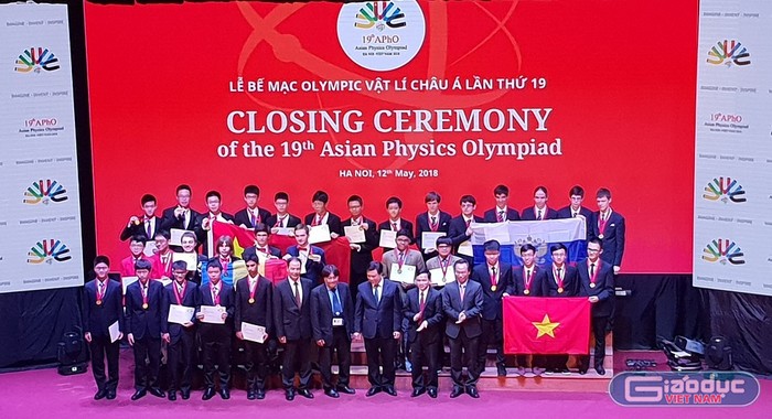 Việt Nam giành 4 Huy chương Vàng Vật lý châu Á 2018 (Ảnh: Thùy Linh)