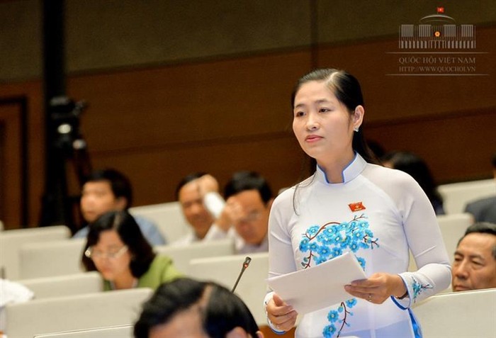 Đại biểu Quốc hội Trương Thị Yến Linh, Đoàn Đại biểu Quốc hội tỉnh Cà Mau (Ảnh: quochoi.vn)