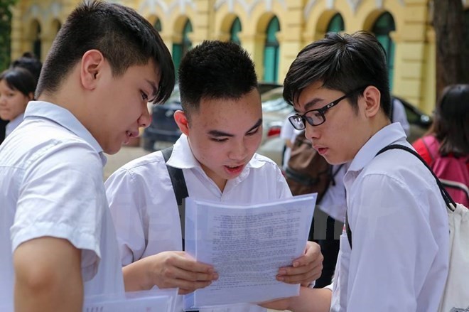 Bộ Giáo dục và Đào tạo sẽ trực tiếp chỉ đạo chấm thi trắc nghiệm trong kỳ thi quốc gia 2019 (Ảnh minh họa: TTXVN)