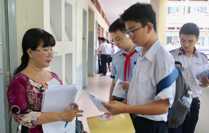 Hôm nay (17/6), thí sinh Hà Nội bắt đầu nộp đơn phúc khảo bài thi vào lớp 10 (Ảnh minh họa: TTXVN)