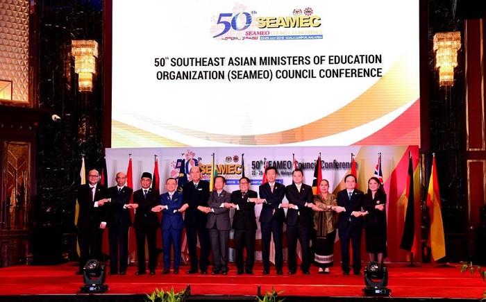 Hội nghị Bộ trưởng giáo dục các nước Đông Nam Á lần thứ 50 (The 50th SEAMEO Council Conference) đang diễn ra tại Kuala Lumpur, Malaysia (Ảnh: Bộ Giáo dục và Đào tạo)