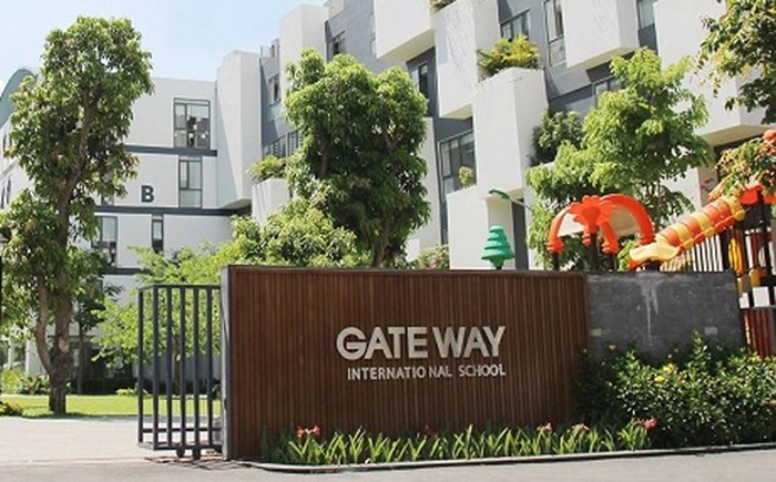 Phòng Giáo dục và Đào tạo Cầu Giấy cho biết trường Gateway đã tự ý gắn mác quốc tế khác xa so với đăng ký. (Ảnh: VP)