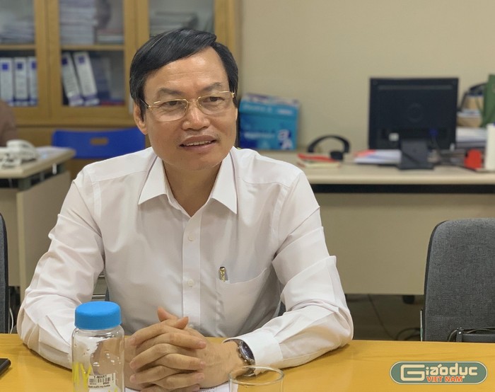 Tiến sĩ Dương Đức Hùng – Chủ tịch Hội đồng trường, trường Đại học Hải Phòng (Ảnh: Thùy Linh)