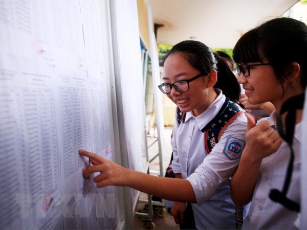Ngày 17/4, Hà Nội quyết định thay đổi kế hoạch tuyển sinh vào lớp 10 năm học 2020 - 2021 với việc chỉ thi 3 môn thay vì 4 môn như trước. (Ảnh minh họa: TTXVN)