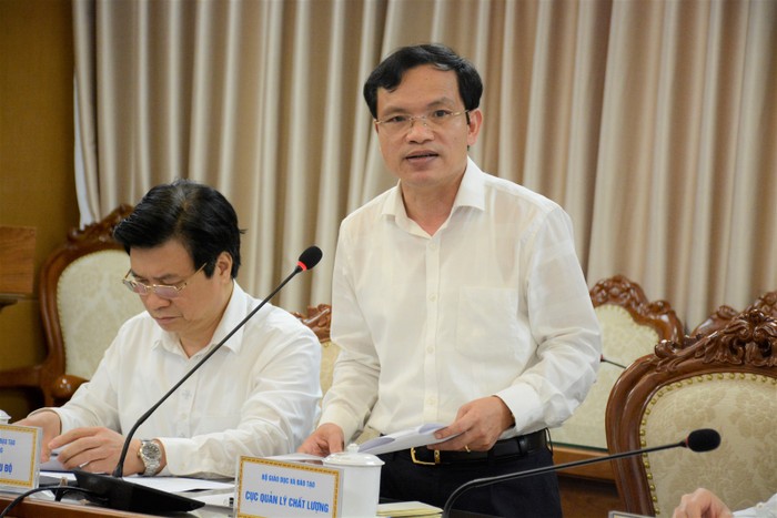 ông Mai Văn Trinh, Cục trưởng Cục quản lý chất lượng (Bộ Giáo dục và Đào tạo) (Ảnh: Báo Giáo dục và thời đại)