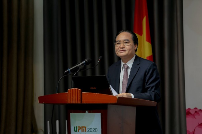 Bộ trưởng Phùng Xuân Nhạ (ảnh: Bộ Giáo dục và Đào tạo)
