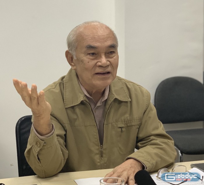 Giáo sư Lâm Quang Thiệp (ảnh: Thùy Linh)