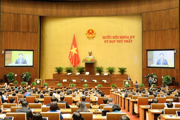 Khai mạc trọng thể Kỳ họp thứ Nhất, Quốc hội khóa XV (ảnh: quochoi.vn)