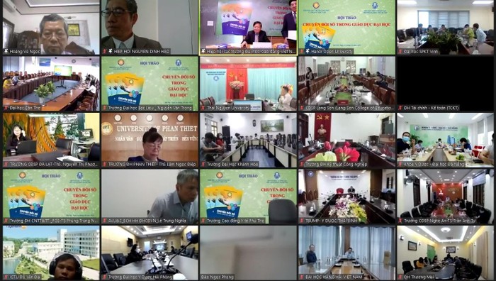 Ngày 22/10, Hiệp hội Các trường đại học, cao đẳng Việt Nam tổ chức hội thảo khoa học trực tuyến “Chuyển đổi số trong giáo dục đại học”.