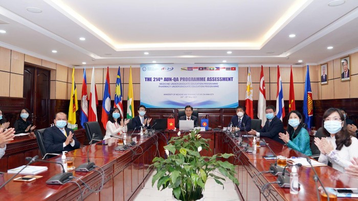 Năm 2021, chương trình đào tạo Y khoa và Dược học của Đại học Y Dược Thành phố Hồ Chí Minh đã đạt kiểm định theo chuẩn Khu vực Đông Nam Á (AUN-QA) với kết quả xuất sắc (ảnh: NTCC)