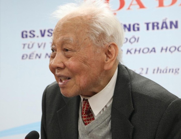 GS Nguyễn Văn Hiệu trong sự kiện ngày 21/12/2021. Ảnh: nguồn VOV