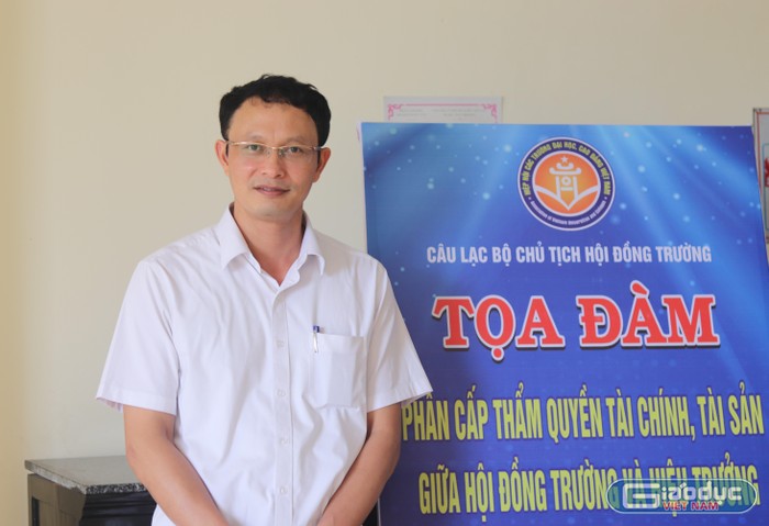 Phó Giáo sư Ngô Như Khoa - Chủ tịch Hội đồng trường, Trường Đại học Kỹ thuật Công nghiệp - Đại học Thái Nguyên (ảnh: Doãn Nhàn)