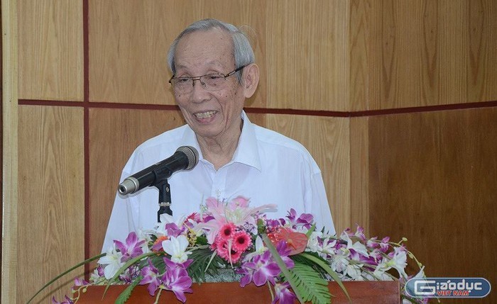 Giáo sư Trần Hồng Quân là người khởi sự công cuộc đổi mới cho giáo dục Việt Nam. Sự ra đi của Thầy là mất mát to lớn đối với nền giáo dục nước nhà. (ảnh: Thùy Linh)
